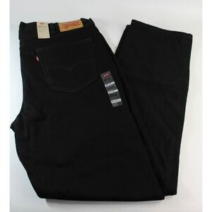 NEW Levi's 550 Relaxed Fit Tapered Leg Jeans Black Big & Tall Size 40x36 NWT
